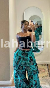 Ankara Palazzo top and down