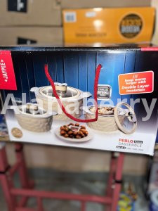 Food warmer with glass lid