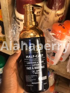 Half cast face and body lotion